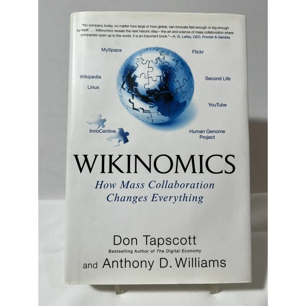 Wikinomics‎ Hardcover Business Strategy Innovation Collaboration Leadership Book